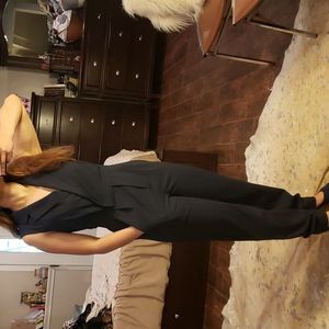 Antonio Melani pinstripe navy jumpsuit 4